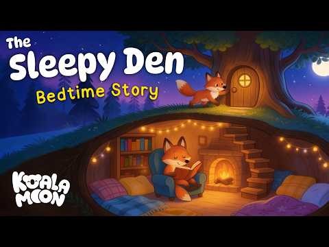 The Sleepy Den Bedtime Story 🦊 Gentle, Cozy & Safe for Kids 🌙 💤 NO ADS