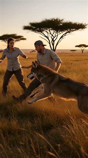 Savannah Wolf Attack at Sunset | Safari Explorers Survive Man Eating Predator in Africa