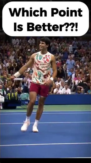 Alcaraz vs Medvedev: The Craziest Points at US Open #tennis #alcaraz #medvedev