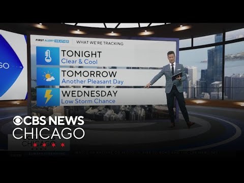 Chicago weather: Clear, crisp and cool Monday night