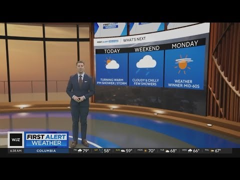 Warm Friday in Maryland before rain returns to start weekend