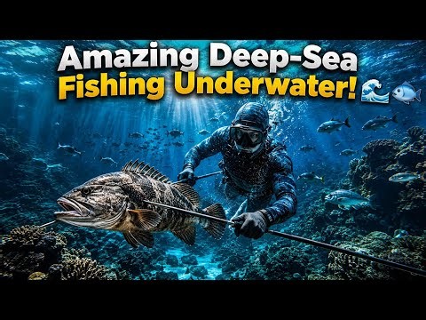 Amazing Deep-Sea Fishing Underwater! 🌊🐟LIVE 🔴