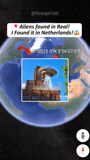 Aliens found in real on google maps & google earth! #shorts