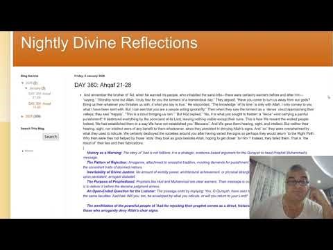 DAY 360: Ahqaf 21-28
