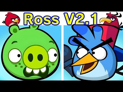 FNF VS Ross V2.1 FULL WEEK | Cutscenes & Ending (Bad Piggies)