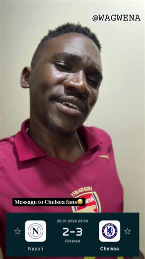 Chelsea has won 3-2 against Napoli in Italy,Chelsea fans are happy as their team finishes in the top 8 of the UEFA champions league format.Arsenal will soon host Chelsea at the Emirates stadium COYG❤️ #wagwena #arsenalfans #uefachampionsleague #chelseafans #gunners