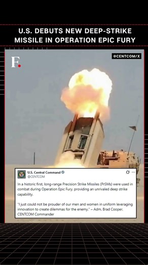 #FirstpostNews: U.S. Debuts New PrSM Deep-Strike Missile in Operation Epic Fury | N18G