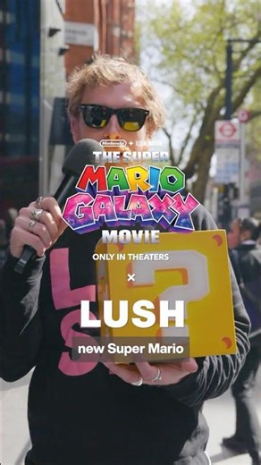 Fans explore new The Super Mario Galaxy Movie x Lush Range