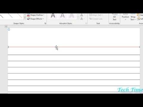 How to create Notebook Page in Microsoft Word How do I make Lined paper in word Ruled Paper