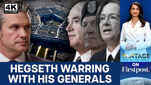 Trump's Pentagon Shake-Up, Top Generals Fired Amid Iran War | Vantage on Firstpost