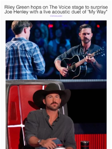 Riley Green Surprise Duet with Joe Henley — Live 'My Way' on The Voice