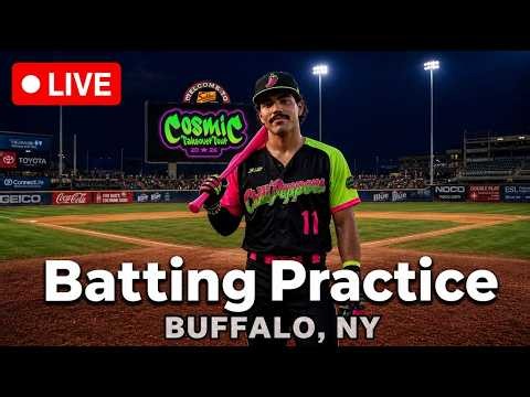 🔴 LIVE: GLOW IN THE DARK BATTING PRACTICE ⚾🔥