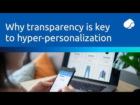 Balancing personalization, consumer trust, & experience in the age of AI | Transparency in retail AI