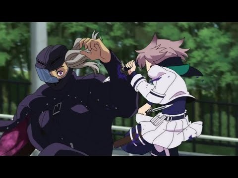 Yashiro, Aki, Sarah & Yukine Vs Half Dragon AMV