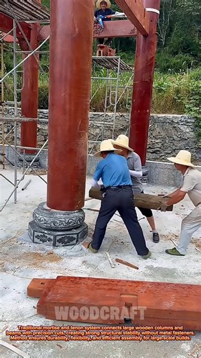 Ancient Timber Joinery Technique That Locks Massive Beams Without Nails