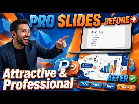 How to creating attractive & professional slide in powerpoint | Mastery of PowerPoint