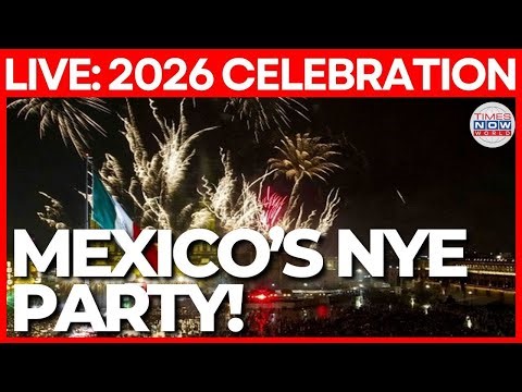 MEXICO CITY 2026 LIVE: Watch the Spectacular Zócalo Fireworks & Light Show (4K) | Times Now World