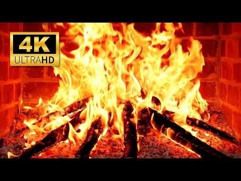 🔥 Fireplace 4K UHD! Crackling Fire Sounds for Deep Sleep & Relaxation