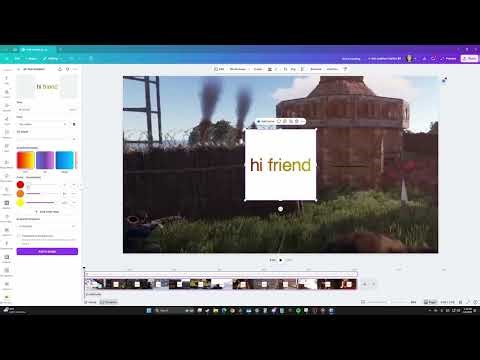 How To Add Text Gradient in CANVA