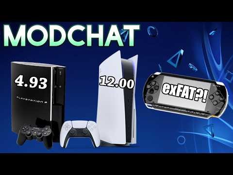PS3 4.93, PS5 Jailbroken Up to 12.00, exFAT Support on PSP - ModChat 144