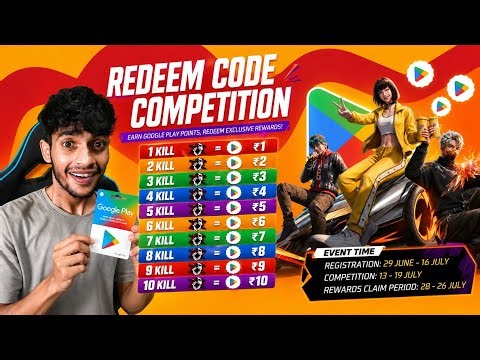 REDEEM CODE COMPETITION 😱 Free Fire Max