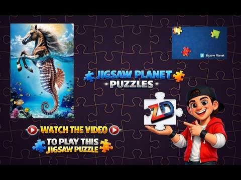 Jigsaw Planet Puzzles - A Seahorse Hybrid - (By Zro Dfects) Play This Jigsaw Puzzle Online Today