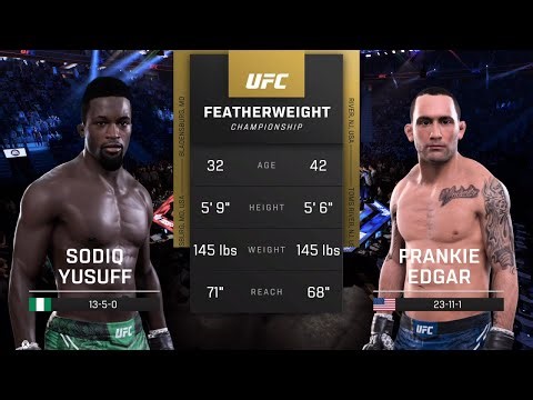 EA Sports UFC 5 Gameplay Sodiq Yusuff vs Frankie Edgar