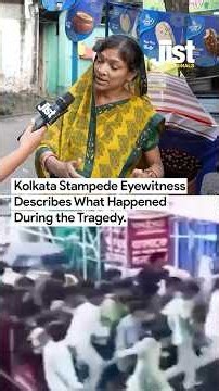Kolkata Stampede Eyewitness Describes What Happened During the Tragedy.