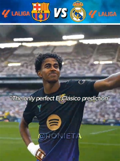 Perfectly predicting the El Clásico💀
