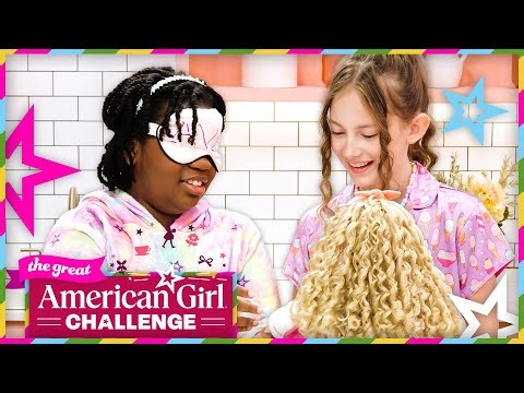 Nail Art Adventure! 🎨🌈 Painting Dolls Nails … Blindfolded! 💫 I The Great American Girl Challenge