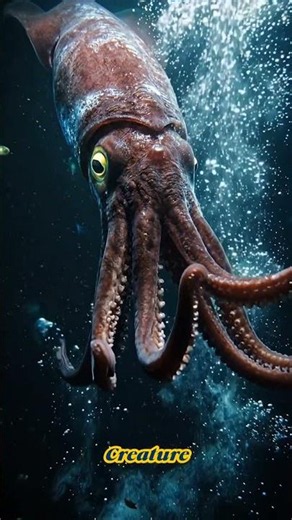 The Giant Squid Ocean's Most Mysterious Monster 🦑🌊 #shorts