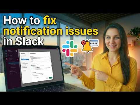 How to fix notification issues in Slack