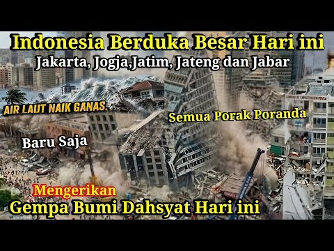 POWERFUL EARTHQUAKE TODAY: EARTHQUAKE JUST STRUCK JAKARTA, JOGJA, EAST JAVA, WEST JAVA, CENTRAL J...