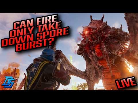 🔴 Helldivers 2: CAN FIRE ONLY TAKE DOWN THE SPORE BURST STRAIN? #helldivers2
