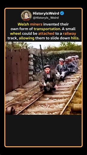 The Crazy Way Welsh Miners Traveled Underground #Shorts