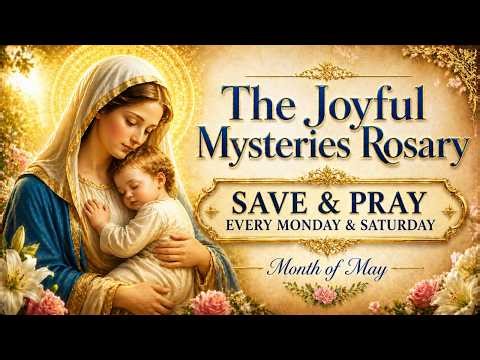 🔴JOYFUL MYSTERIES ROSARY - Month of May 🔴 15 MINUTE QUICK ROSARY 🔴#rosarymonday #rosarysaturday