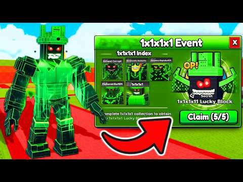Unlocking MAX LEVEL 1x1x1 in Be a Lucky Block!
