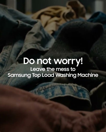 Make every wash smarter and faster with the Samsung Top Load Washing Machine.