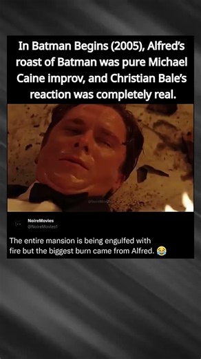 In Batman Begins (2005), Christian Bale's Reaction Was Completely Real 😭
