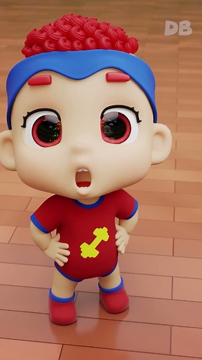 Baby DB Sings for Santa! Christmas Jingle | D Billions #shortsforkids