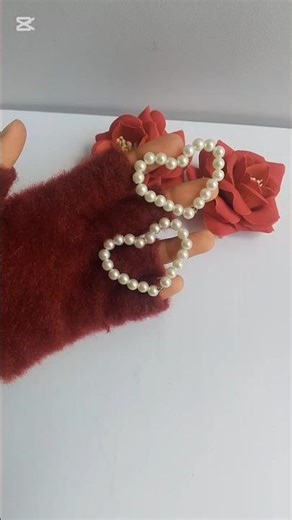 diy beautiful heart shape new style trending earring🌷💖#viral#earrings #subscribe #beads#earrings