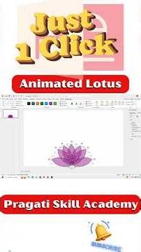Amazing Lotus Animation Trick 🔥 | PowerPoint Morph Transition Tutorial