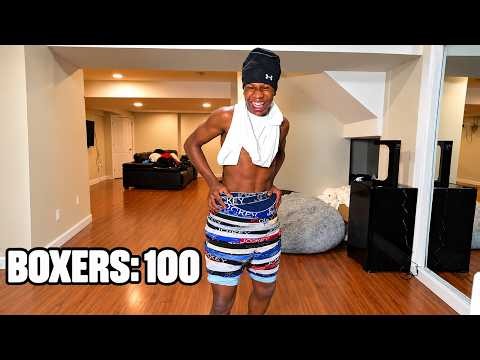 Rakai Attempts The Underwear World Record.. 😭