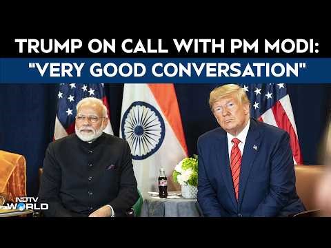 PM Modi News | "We Had A Very Good Conversation": Donald Trump On Phone Call With PM Modi