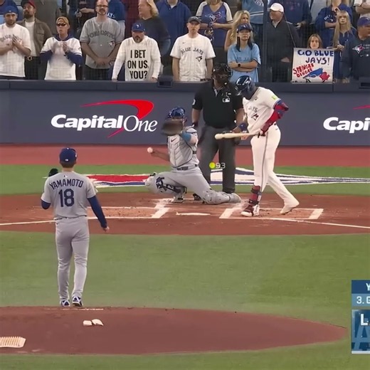 Yamamoto World Series strikeout Vlad Guerrero Jr