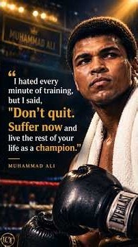 Muhammad Ali | The Legendary Mindset of the Greatest | Motivational Quotes #quotes #dailywisdom