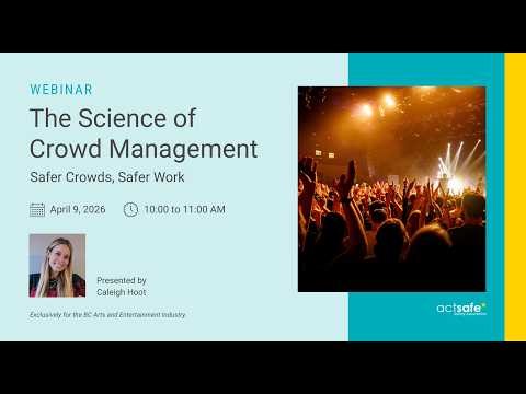 The Science of Crowd Management: Safer Crowds, Safer Work