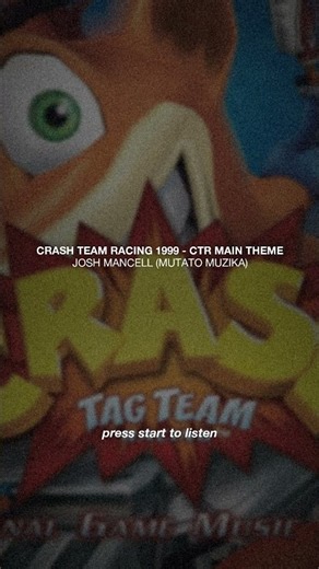 Why This Crash Team Racing 1999 Song Makes Grown Adults Cry 🌌 (CTR Main Theme) #Shorts