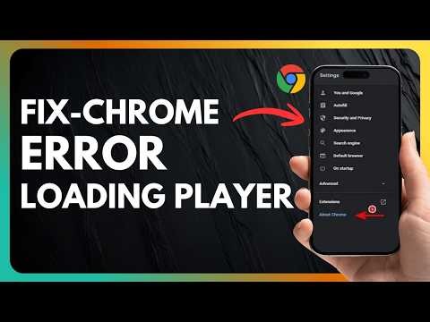 How to Fix Error Loading Player in Chrome 2026 (Media Player & Browser Video Fix!)