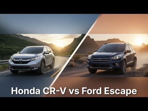 Honda CR V vs Ford Escape: The Ultimate Comparison